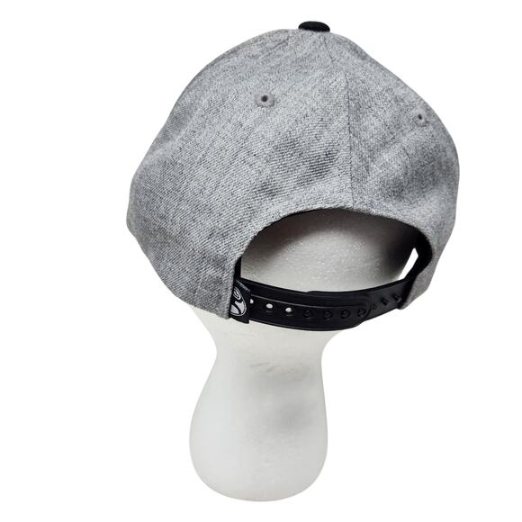 Hooey Leather American Flag Logo Trucker Hat Adjustable Strap Gray One Size - Picture 3 of 8